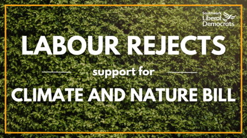 Labour rejects climate and nature bill