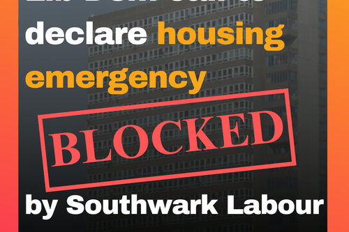 housing emergency blocked by Labour